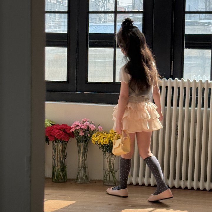 Ninibello - Korean Children Fashion - #kidzfashiontrend - Dot Heart Punching Knee Socks - 7