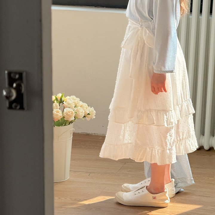 Ninibello - Korean Children Fashion - #kidzfashiontrend - Amelie Long Skirt - 10