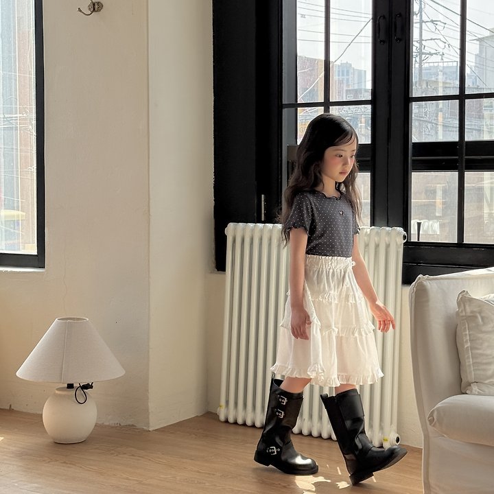 Ninibello - Korean Children Fashion - #kidzfashiontrend - Peony Cancan Skirt - 9