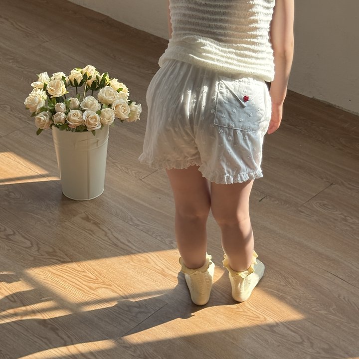 Ninibello - Korean Children Fashion - #kidsstore - Letter Lace Pants - 4