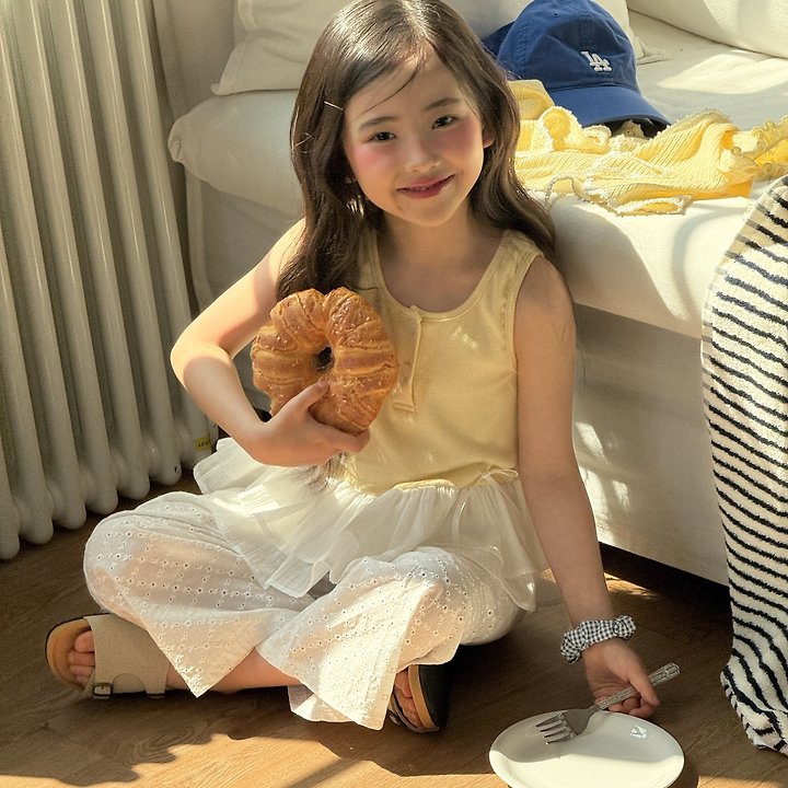 Ninibello - Korean Children Fashion - #kidzfashiontrend - Frilly Ribbon Sleeveless - 9