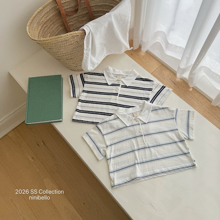 Ninibello - Korean Children Fashion - #kidzfashiontrend - Poki Collar Tee