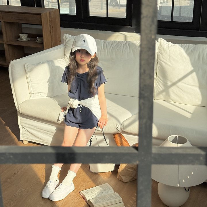 Ninibello - Korean Children Fashion - #kidzfashiontrend - Mellow Eyelet Tee - 7