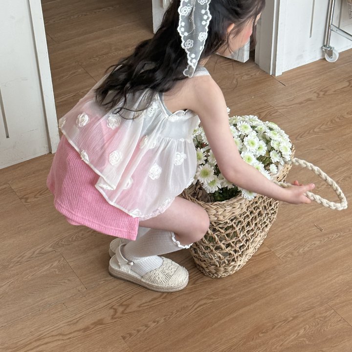 Ninibello - Korean Children Fashion - #littlefashionista - Flower Bustier - 5