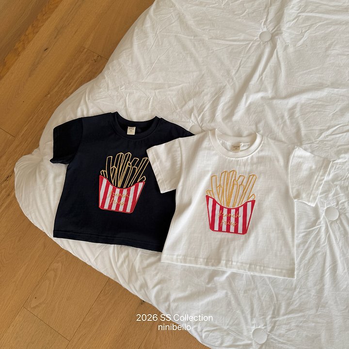 Ninibello - Korean Children Fashion - #littlefashionista - French Fries Tee