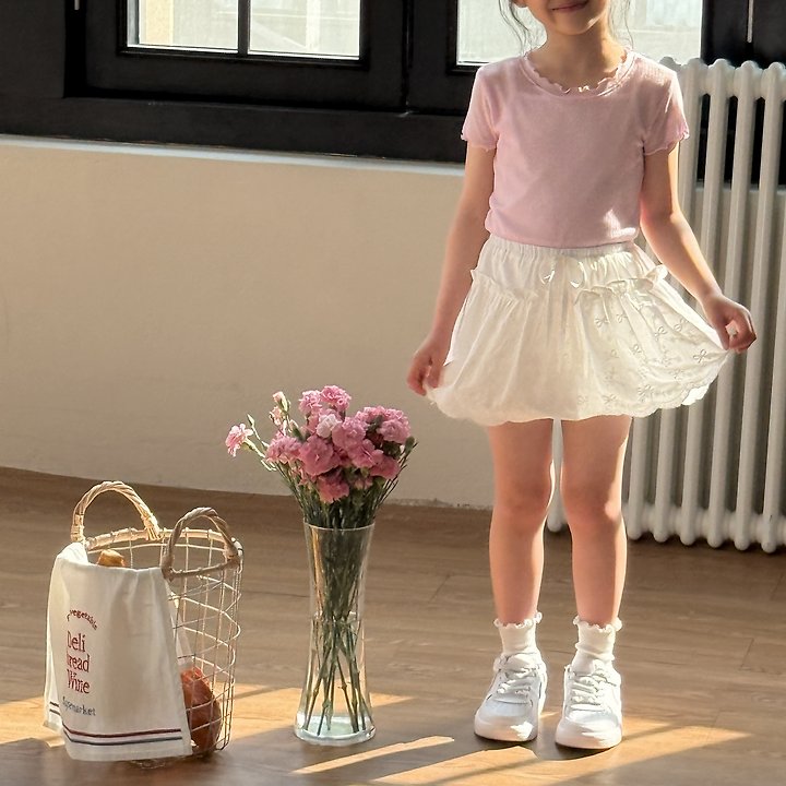 Ninibello - Korean Children Fashion - #littlefashionista - Soft Inner Frill Tee - 6