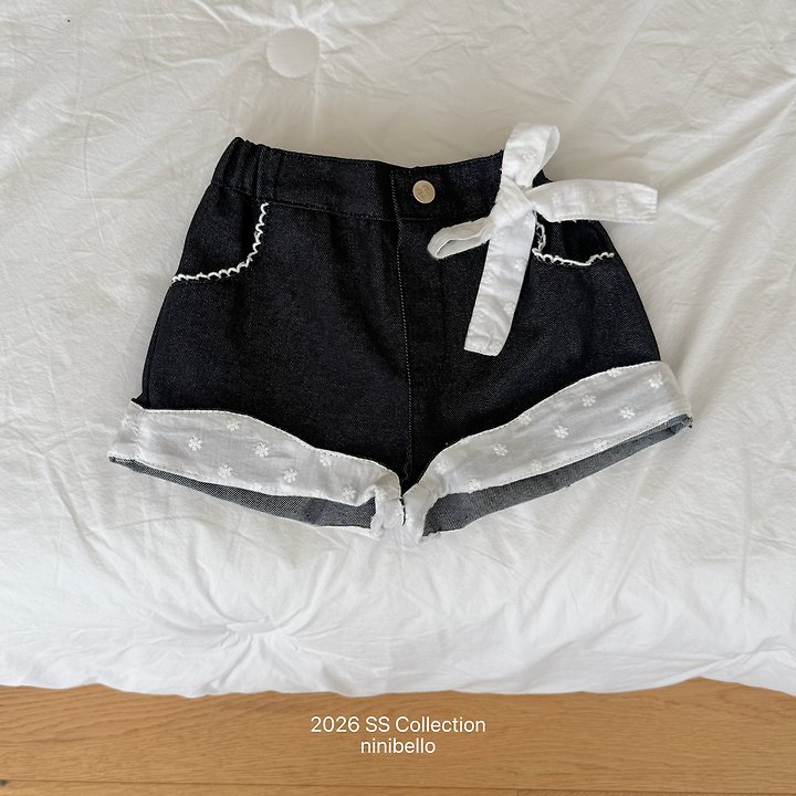 Ninibello - Korean Children Fashion - #magicofchildhood - Love It Half Denim Pants