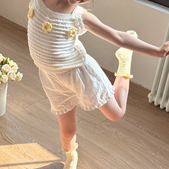 Ninibello - Korean Children Fashion - #magicofchildhood - Letter Lace Pants - 7
