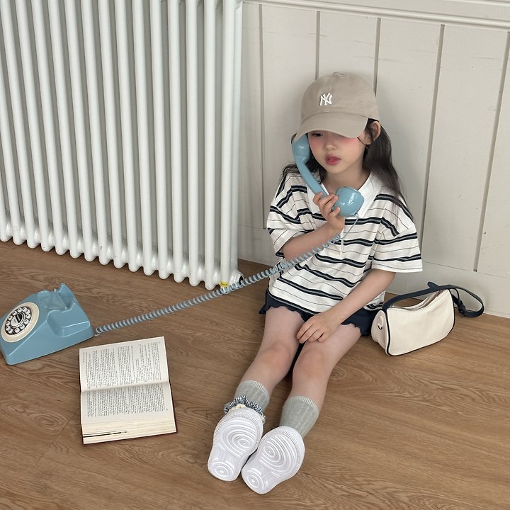 Ninibello - Korean Children Fashion - #littlefashionista - Poki Collar Tee - 4