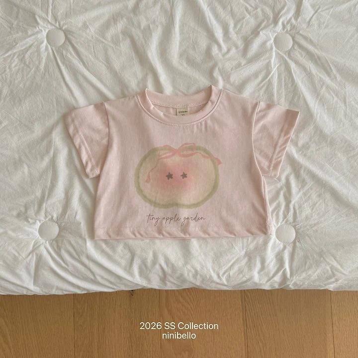 Ninibello - Korean Children Fashion - #magicofchildhood - Apple Pony Crop Tee - 3