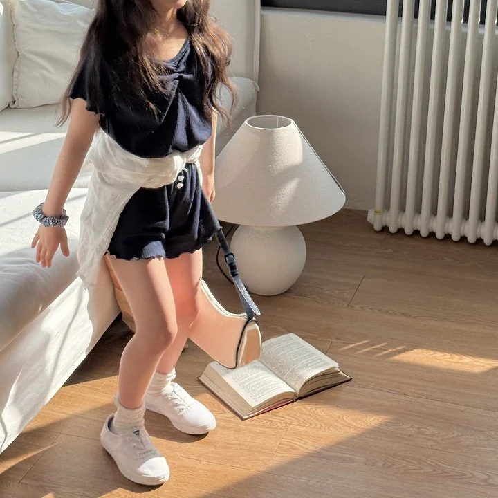 Ninibello - Korean Children Fashion - #magicofchildhood - Mellow Eyelet Tee - 10