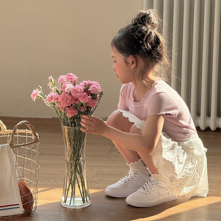 Ninibello - Korean Children Fashion - #magicofchildhood - Soft Inner Frill Tee - 7