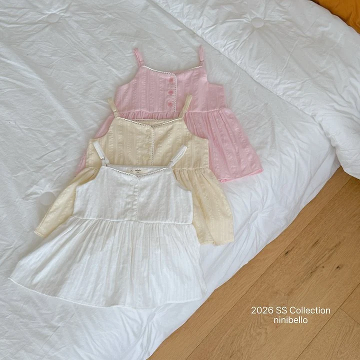 Ninibello - Korean Children Fashion - #minifashionista - Milk Sleeveless Blouse - 3