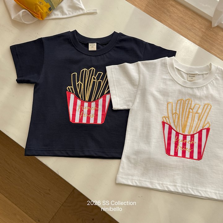Ninibello - Korean Children Fashion - #minifashionista - French Fries Tee - 3