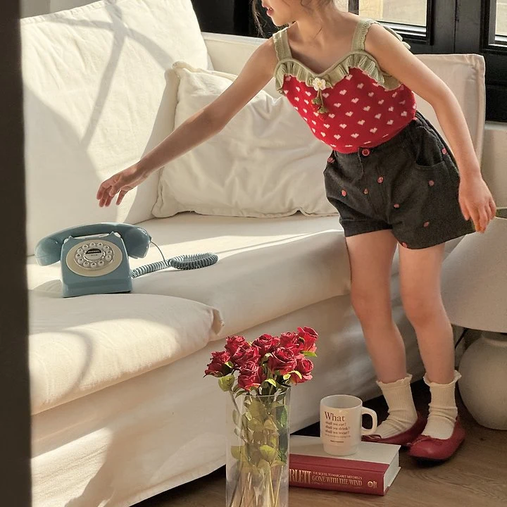 Ninibello - Korean Children Fashion - #prettylittlegirls - Heart Berry Knit - 10