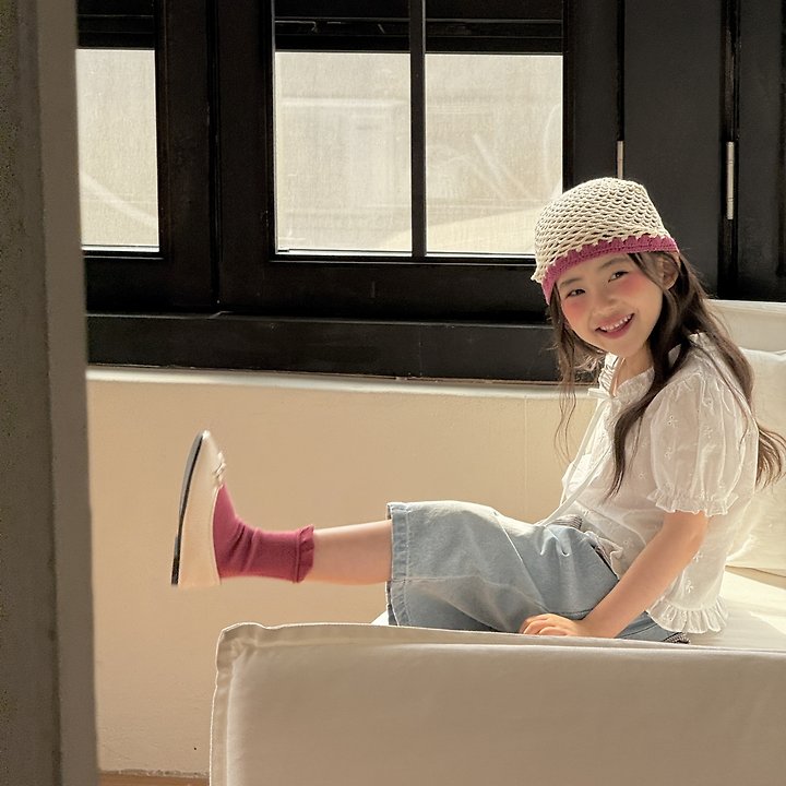 Ninibello - Korean Children Fashion - #prettylittlegirls - 225 Bermuda Pintuck Denim Pants - 6