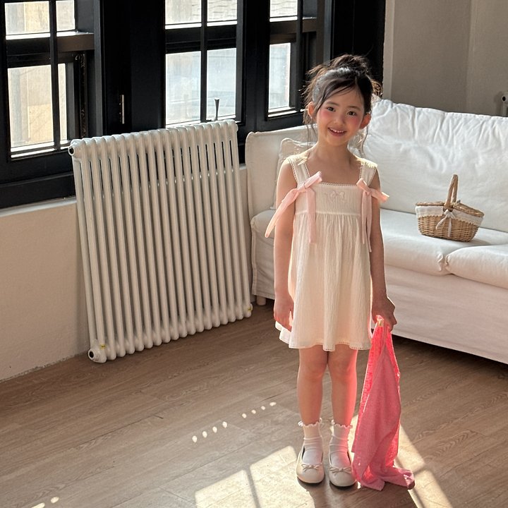 Ninibello - Korean Children Fashion - #prettylittlegirls - Pure Ribbon One-piece - 11