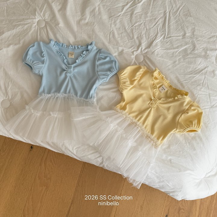 Ninibello - Korean Children Fashion - #prettylittlegirls - Shirring Tutu Tee