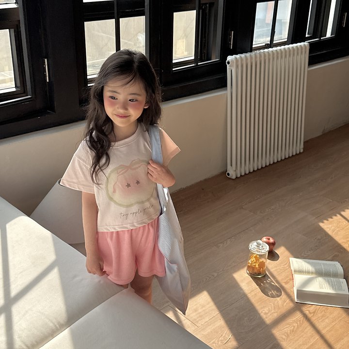 Ninibello - Korean Children Fashion - #prettylittlegirls - Apple Pony Crop Tee - 5