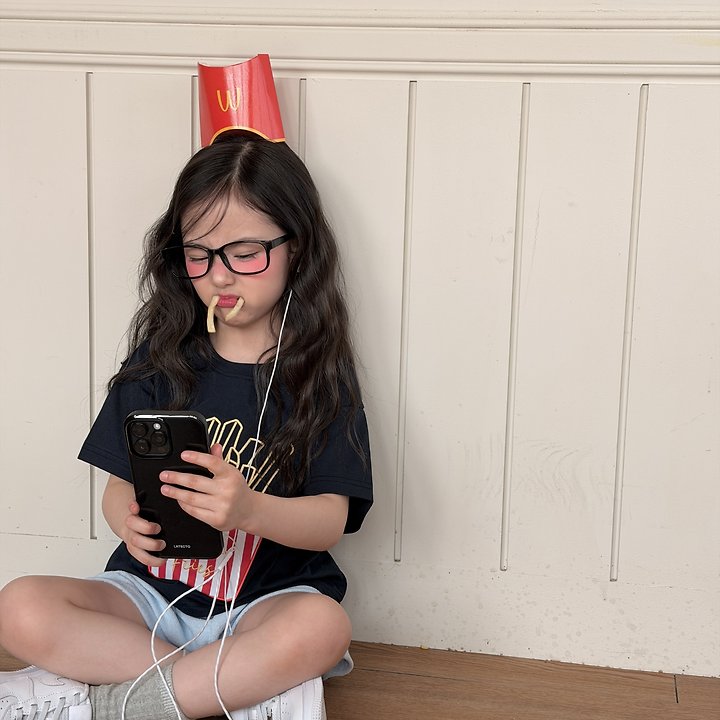 Ninibello - Korean Children Fashion - #minifashionista - French Fries Tee - 4