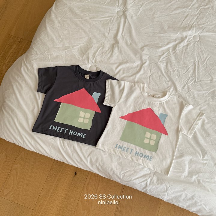 Ninibello - Korean Children Fashion - #prettylittlegirls - Sweet Home Tee