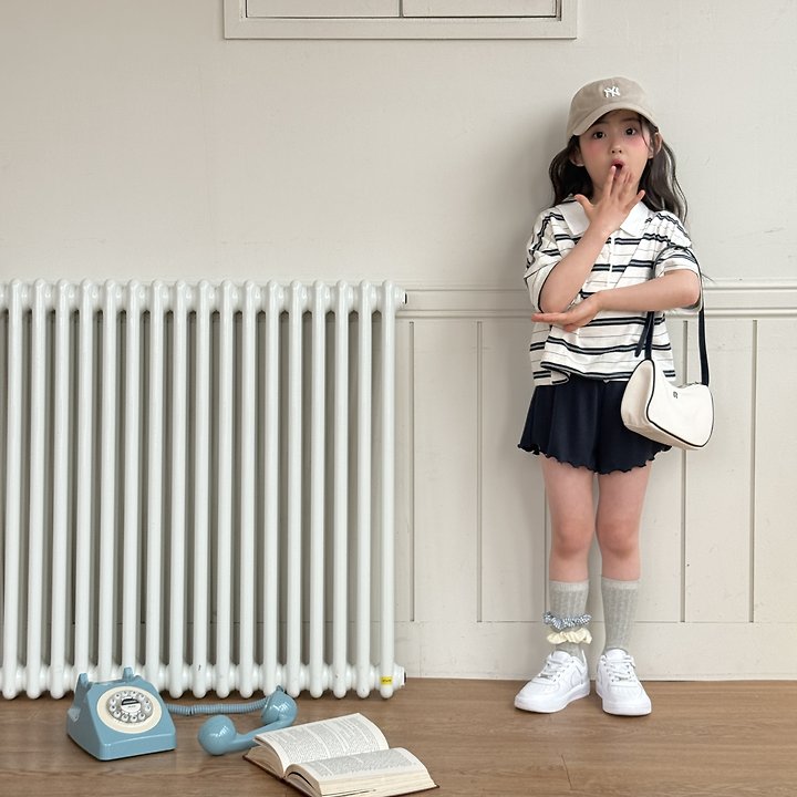 Ninibello - Korean Children Fashion - #stylishchildhood - Poki Collar Tee - 9