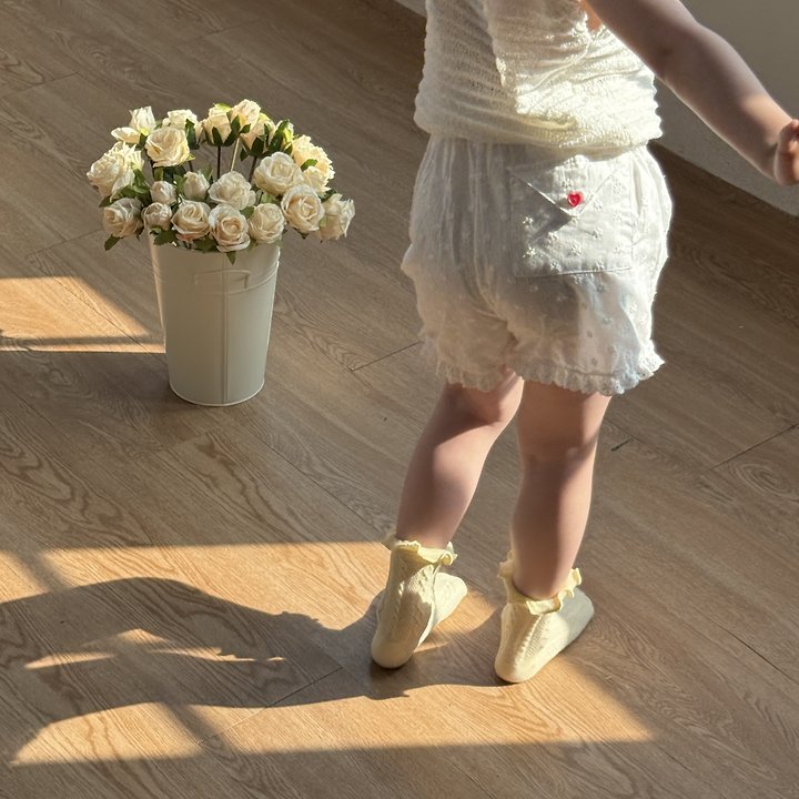 Ninibello - Korean Children Fashion - #todddlerfashion - Letter Lace Pants - 10