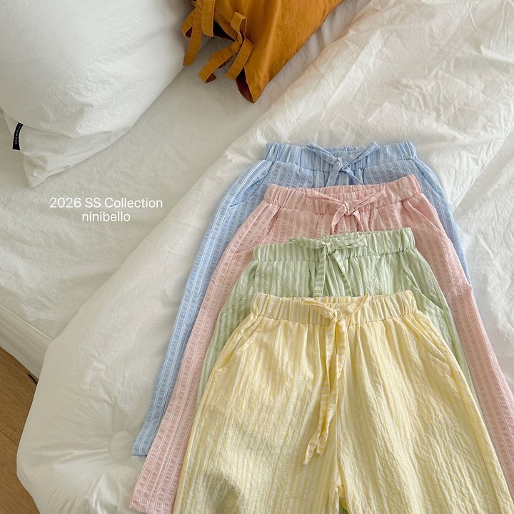 Ninibello - Korean Children Fashion - #todddlerfashion - Lounge Cotton Pants