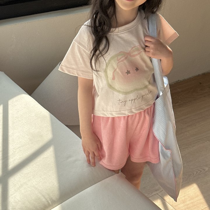 Ninibello - Korean Children Fashion - #todddlerfashion - Apple Pony Crop Tee - 6