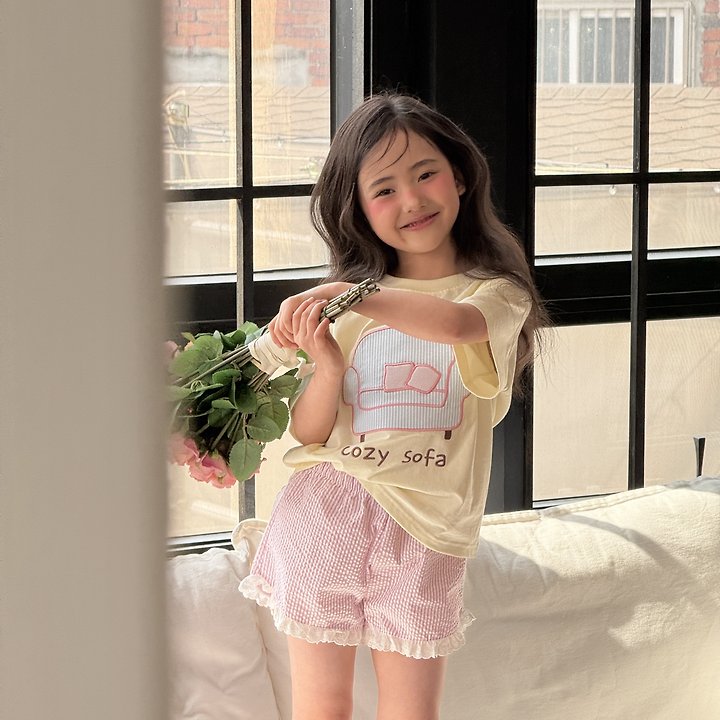 Ninibello - Korean Children Fashion - #prettylittlegirls - Cozy Sofa Tee - 4