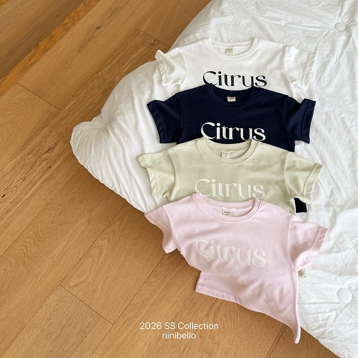 Ninibello - Korean Children Fashion - #todddlerfashion - Citrus Tee