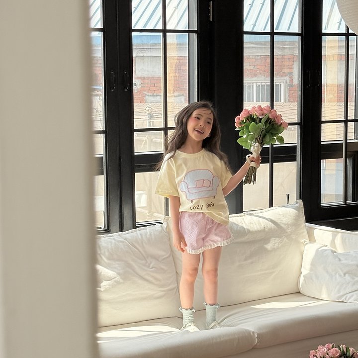 Ninibello - Korean Children Fashion - #toddlerclothing - Cozy Sofa Tee - 5