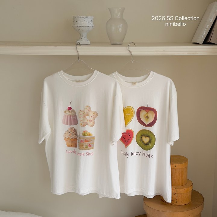 Ninibello - Korean Women Fashion - #momslook - Adult Juicy Sweet Tee