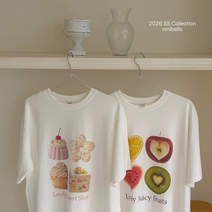 Ninibello - Korean Women Fashion - #momslook - Adult Juicy Sweet Tee - 3