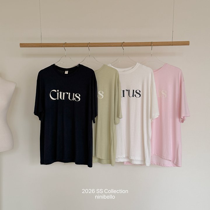 Ninibello - Korean Women Fashion - #momslook - Adult Citrus Tee
