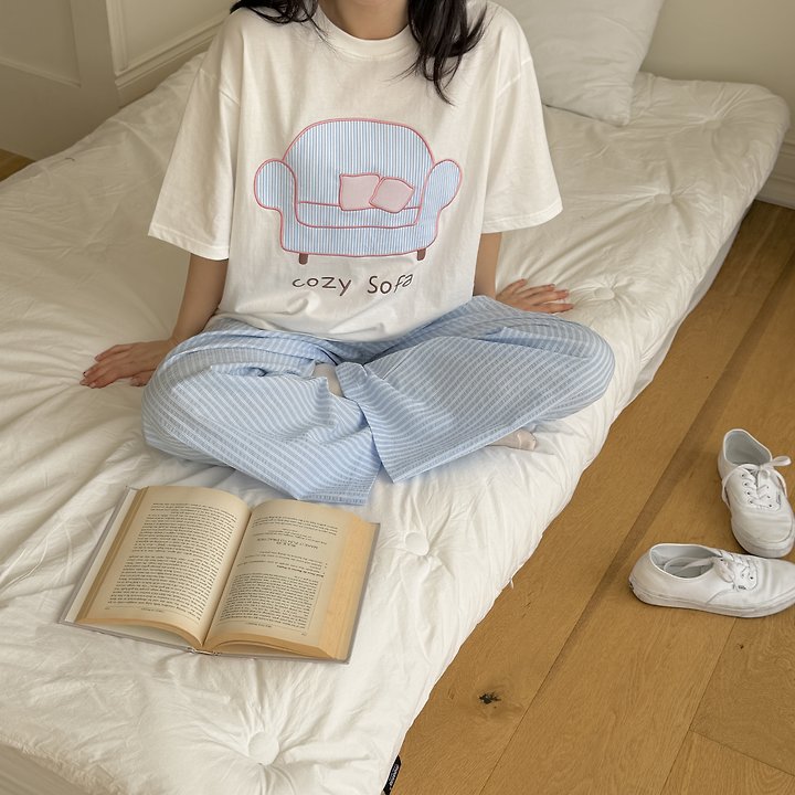Ninibello - Korean Women Fashion - #momslook - Adult Lounge Cotton Pants - 7