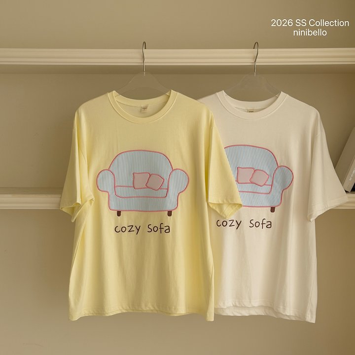 Ninibello - Korean Women Fashion - #womensfashion - Adult Cozy Sofa Tee - 3