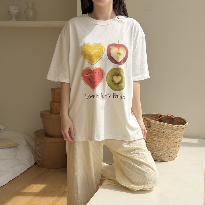 Ninibello - Korean Women Fashion - #womensfashion - Adult Juicy Sweet Tee - 8