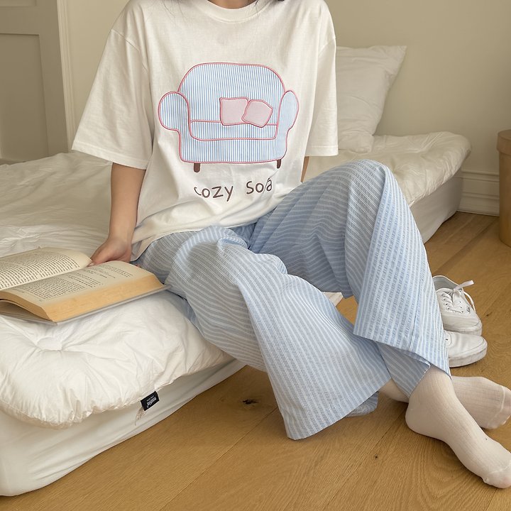 Ninibello - Korean Women Fashion - #womensfashion - Adult Lounge Cotton Pants - 8