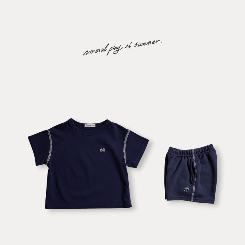 Normalplay - Korean Baby Fashion - #babyboutique - French Single Short Sleeve Tee - 5