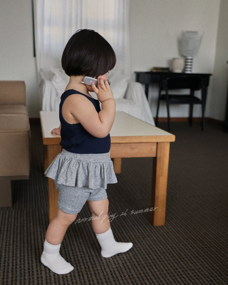 Normalplay - Korean Baby Fashion - #babyboutique - Soft Sleeveless Tee - 11