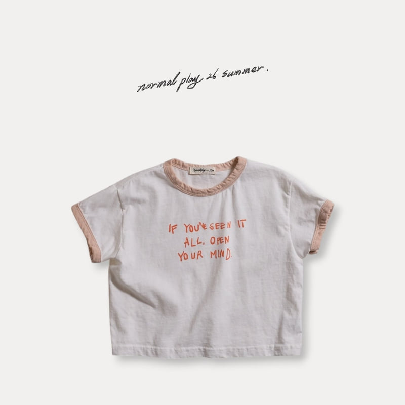 Normalplay - Korean Baby Fashion - #babyboutique - If You Short Sleeve Tee - 3