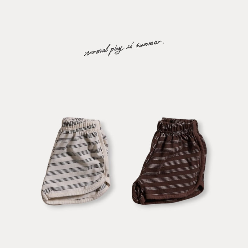 Normalplay - Korean Baby Fashion - #babyboutique - Chocolate Shorts - 3