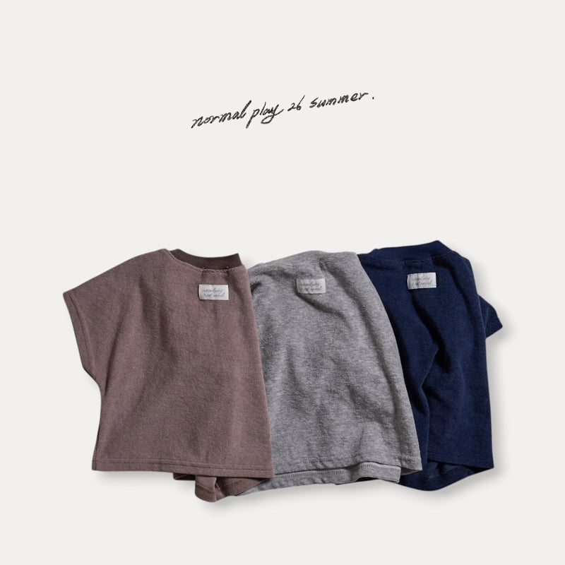 Normalplay - Korean Baby Fashion - #babyboutique - Terry Oversized Tee