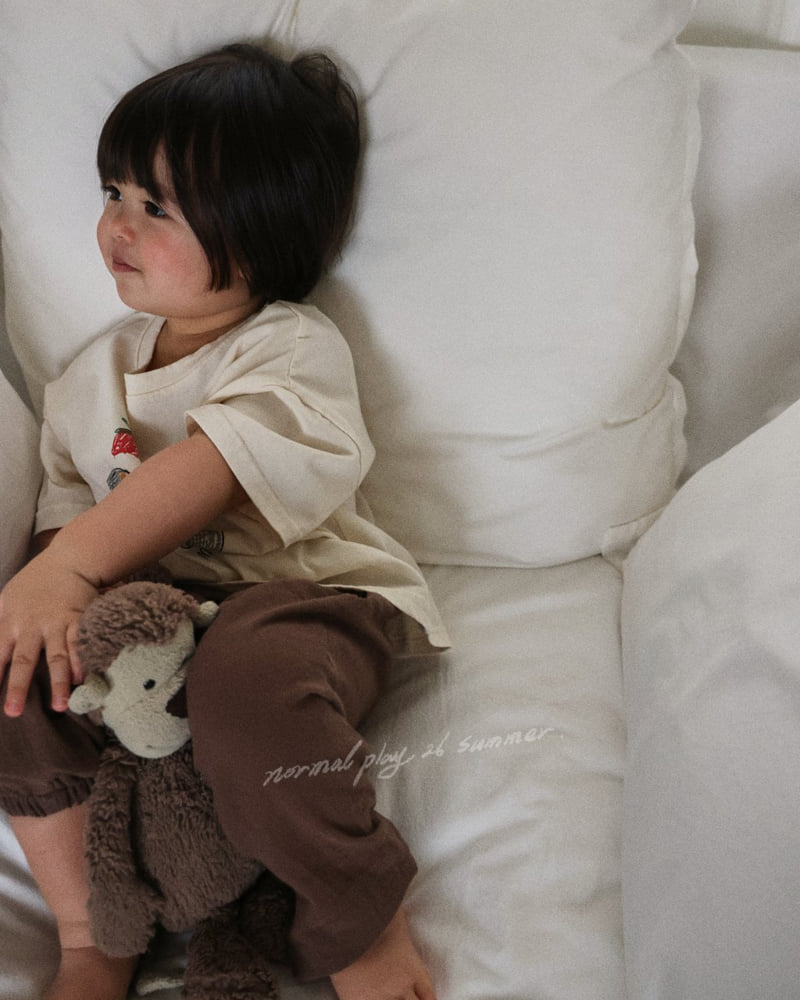 Normalplay - Korean Baby Fashion - #babyboutique - Egg Short Sleeve Tee - 12