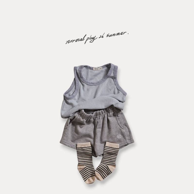 Normalplay - Korean Baby Fashion - #babyboutiqueclothing - NP Terry Shorts - 5
