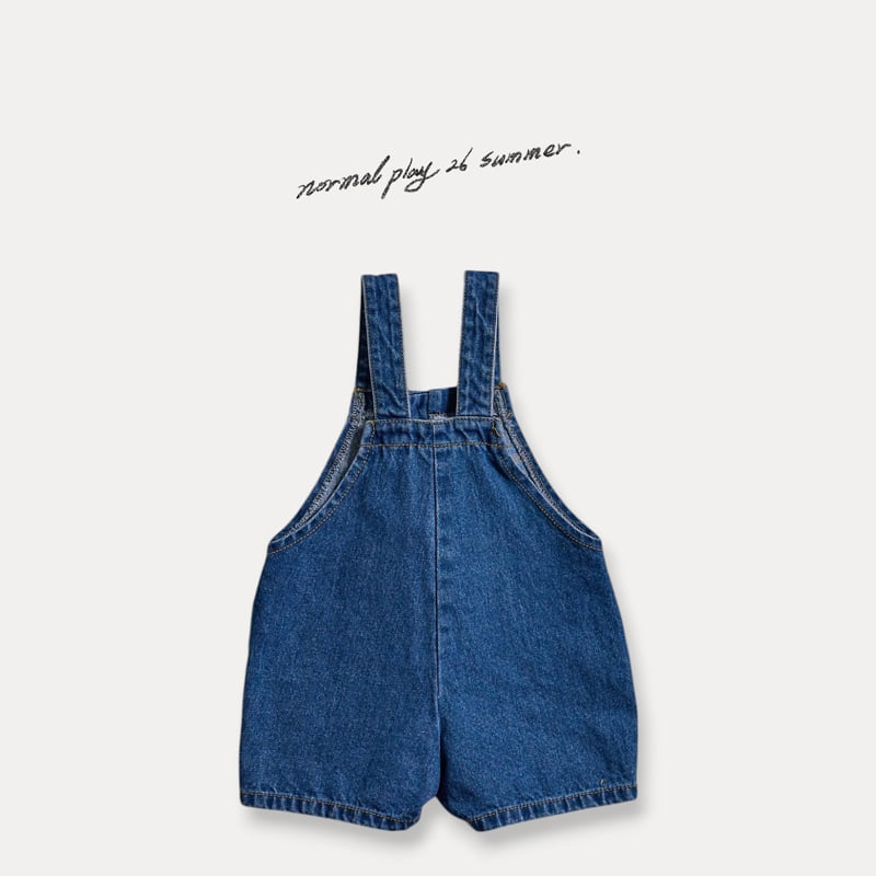 Normalplay - Korean Baby Fashion - #babyboutiqueclothing - Poppy Denim Overalls - 3