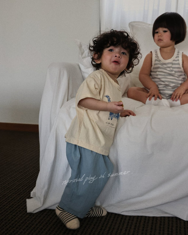 Normalplay - Korean Baby Fashion - #babyboutiqueclothing - Chocolate Sleeveless Tee - 7