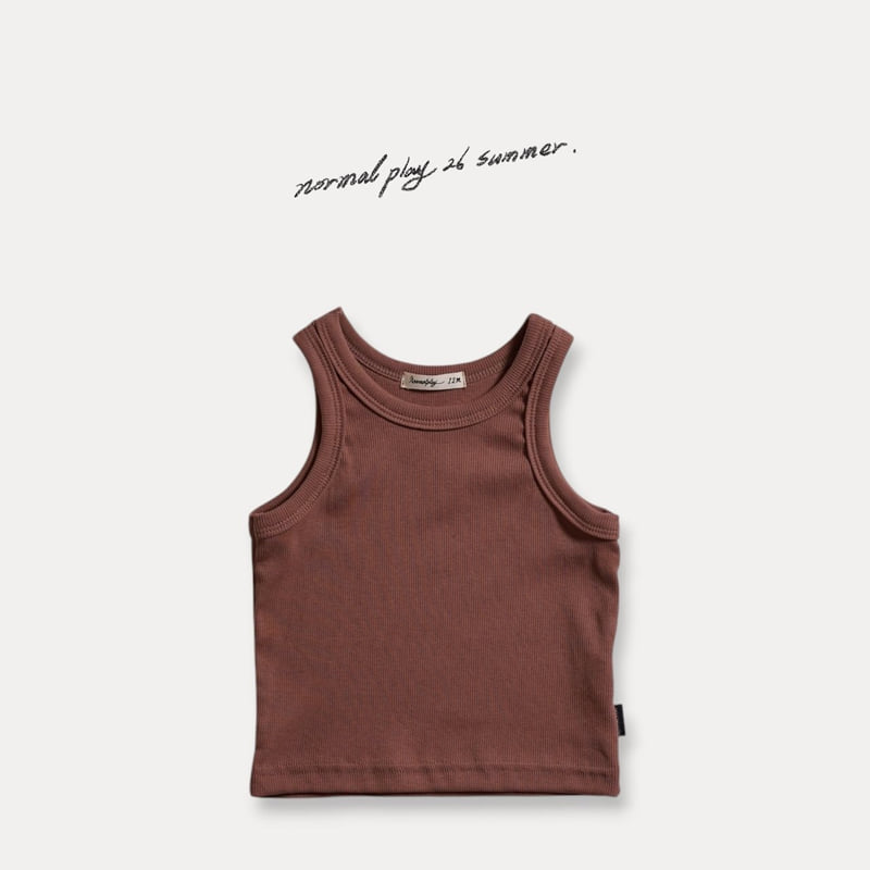 Normalplay - Korean Baby Fashion - #babyboutiqueclothing - Soft Sleeveless Tee - 12