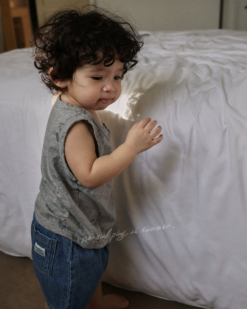 Normalplay - Korean Baby Fashion - #babyboutiqueclothing - Pony Sleeveless Tee - 10
